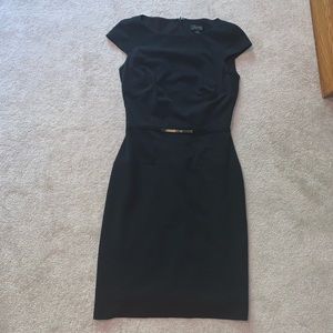 Tahari Cute Black Midi-Dress